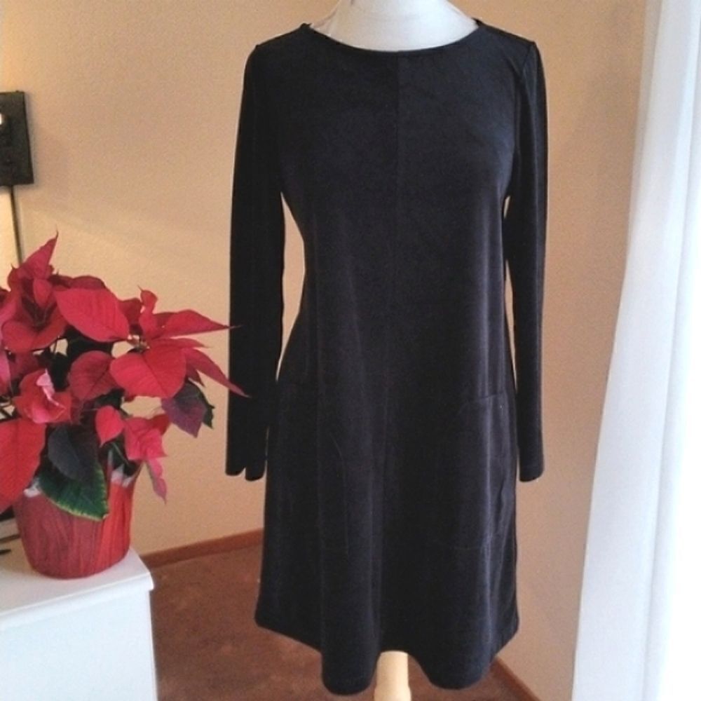 Pure Jill Velour Shift Dress
